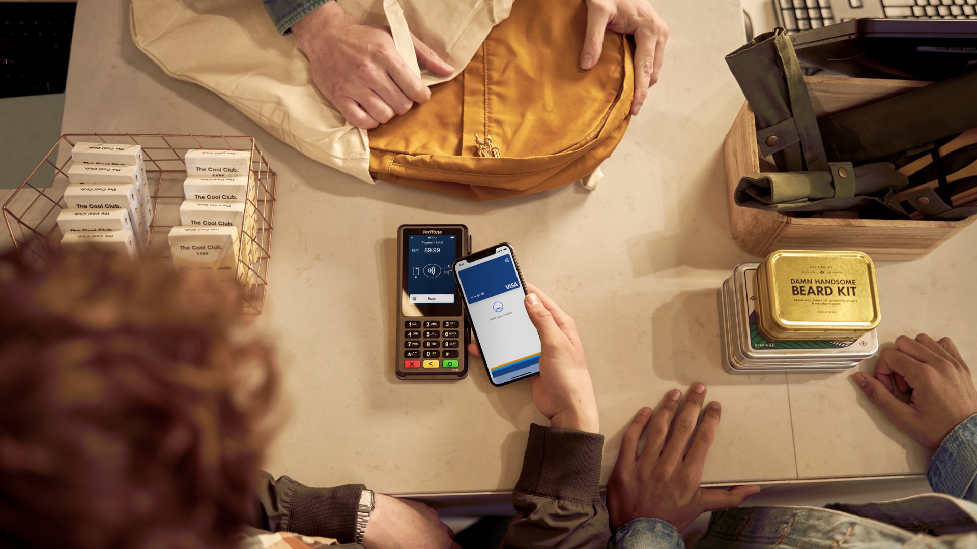 Betaling digitale wallet in de winkel 